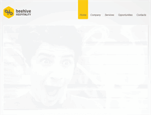 Tablet Screenshot of beehive-hospitality.com